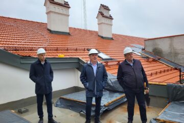 Gheorghe Flutur a verificat stadiul lucrărilor pentru reabilitarea Palatului Administrativ