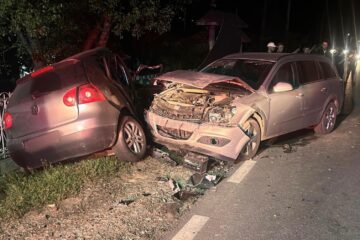 Beat la volan, a intrat în coliziune cu două mașini
