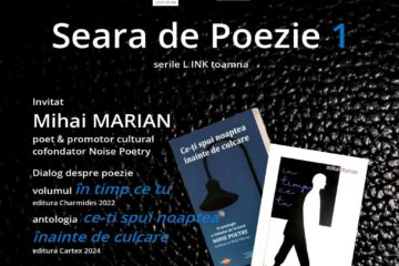Poetul Mihai Marian, invitat la „Seara de Poezie 1”, eveniment organizat de Casa de Poezie „Light of ink”