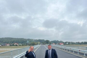 În Marginea a fost inaugurat un pod nou care face legătura între Satul Nou și restul comunei
