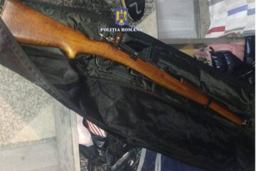 Arma letală găsită la percheziție