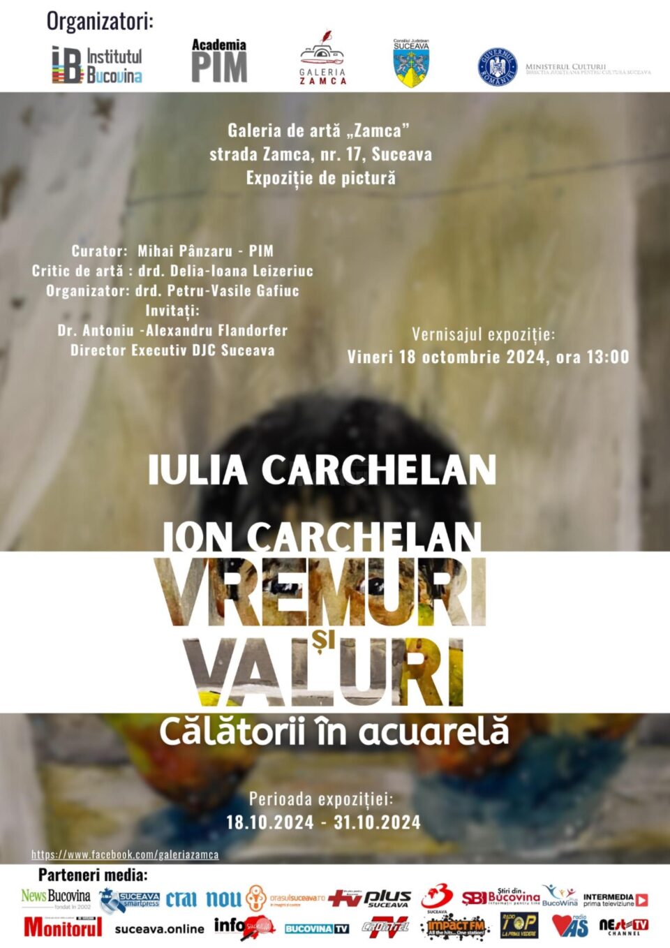 Expoziția „Vremuri și Valuri: Călătorii în acuarelă", la Galeria de Artă Zamca