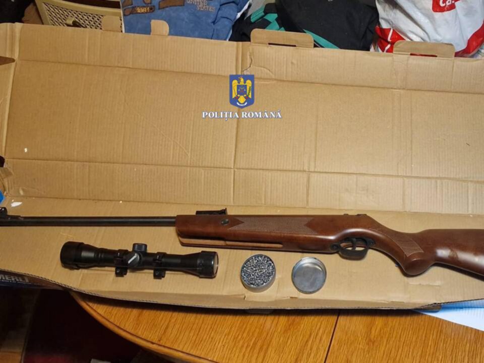 Șase arme neletale au fost ridicate la perchezițiile de vineri dimineață din județul Suceava