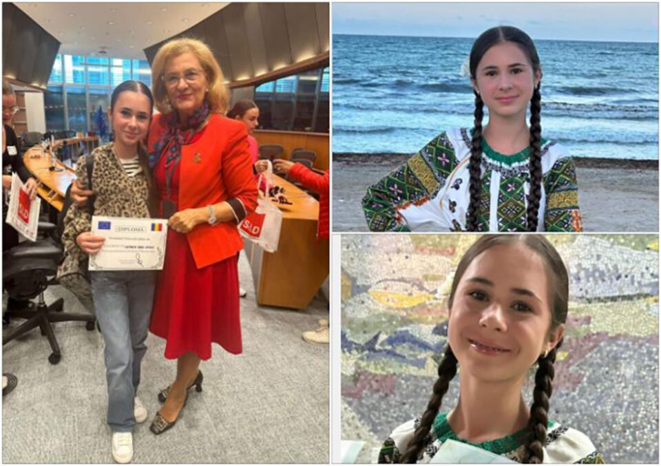 Antonia Seciu, laureată a „Festivalului Tinereții”, a fost premiată cu o excursie la Bruxelles Antonia Seciu, laureată a „Festivalului Tinereții”, a fost premiată cu o excursie la Bruxelles