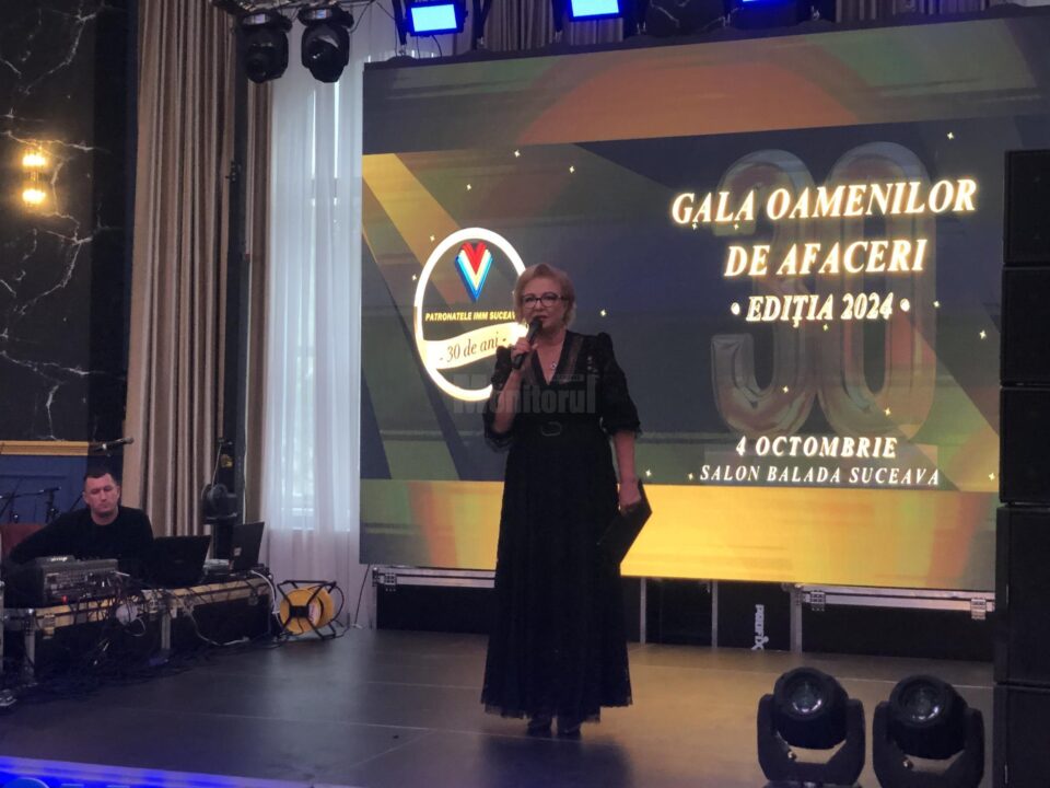 Președintele Patronatelor IMM din Suceava, Liliana Agheorghicesei