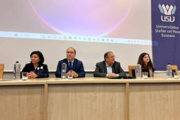 Liderul liberalilor suceveni, Gheorghe Flutur, a participat la Universitatea Suceava la o la o dezbatere pe tema leadershipului și inițiativei