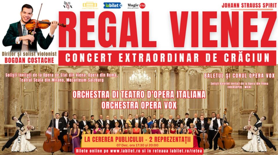 La solicitarea publicului, „Regal vienez” va avea două reprezentații la Suceava, în aceeași zi