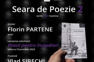 Poetul Florin Partene, invitat special la o nouă seară de poezie organizată de Casa de Poezie Light of ink