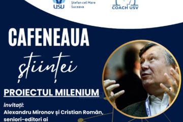 Alexandru Mironov și Cristian Român, cei mai cunoscuți jurnaliști români de știință, vin la USV