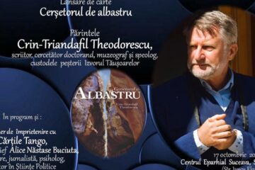 Noua carte a preotului-scriitor Crin-Triandafil Theodorescu, „Cerșetorul de albastru”, va fi lansată la Suceava