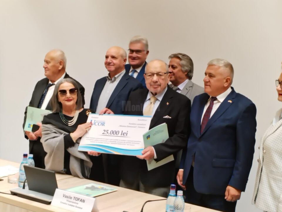 Fundația Mission Emmanuel din Suceava a primit o donație de 25.000 de lei din partea Uniunii Consulilor Onorifici din România Fundația Mission Emmanuel din Suceava a primit o donație de 25.000 de lei din partea Uniunii Consulilor Onorifici din România