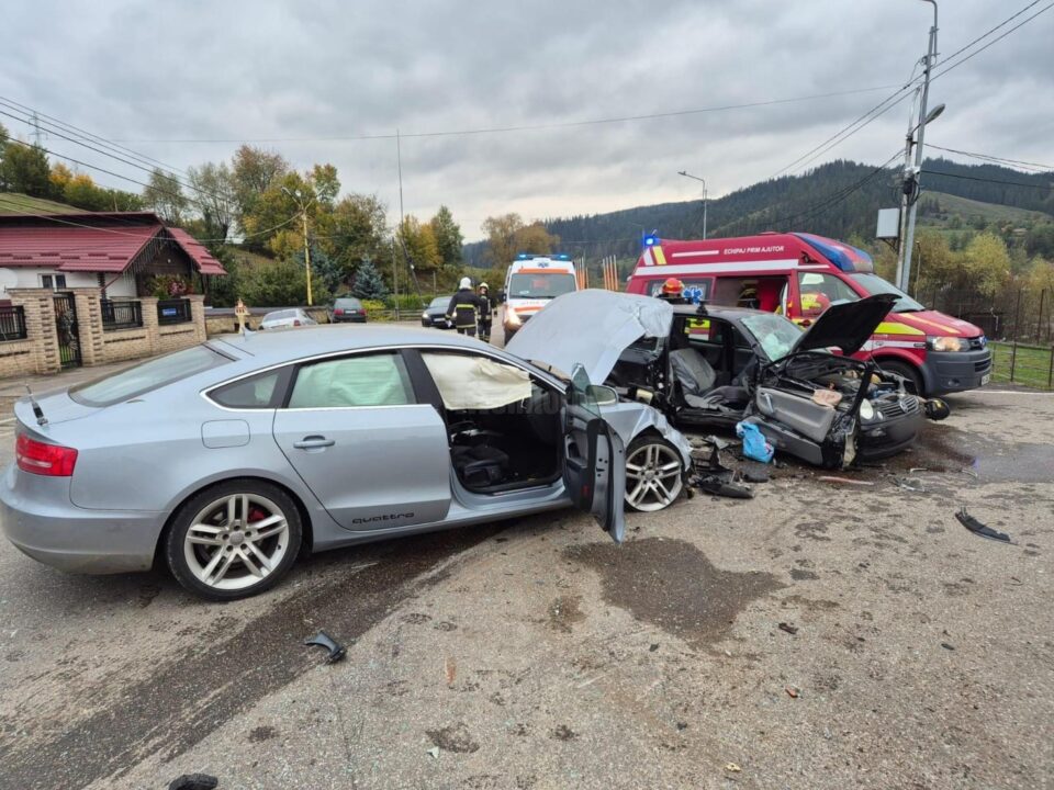 Accident violent pe fondul neasigurării în intersecție