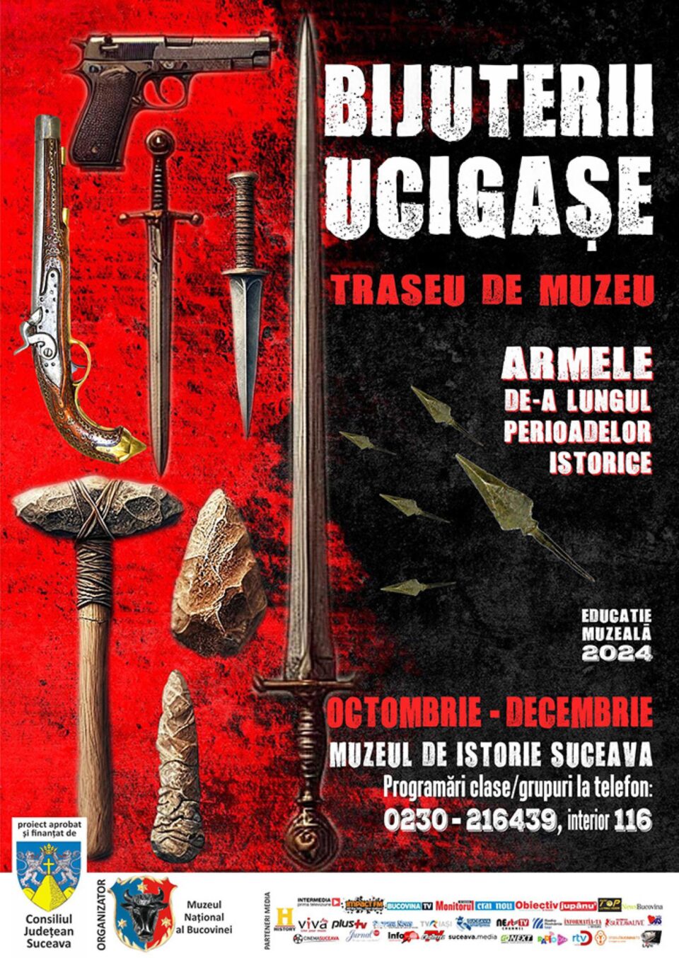 „Bijuterii ucigașe - evoluția armelor de-a lungul perioadelor istorice”, proiect educațional la Muzeul de Istorie „Bijuterii ucigașe - evoluția armelor de-a lungul perioadelor istorice”, proiect educațional la Muzeul de Istorie