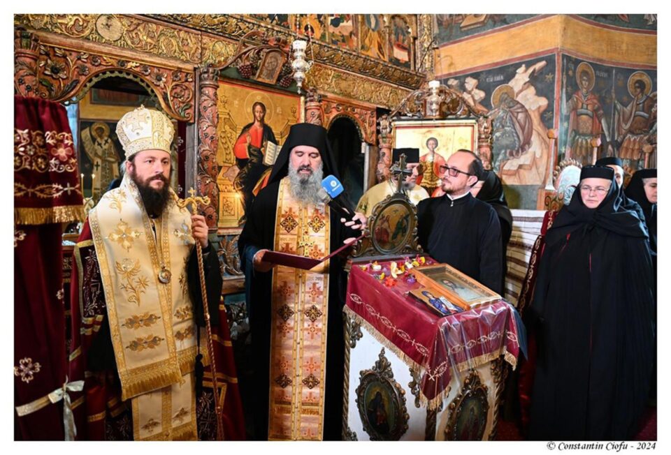 Stavrofora Eustohia Duciuc, noua stareță a Mănăstirii Voroneț. Foto: Constantin Ciofu Stavrofora Eustohia Duciuc, noua stareță a Mănăstirii Voroneț. Foto: Constantin Ciofu
