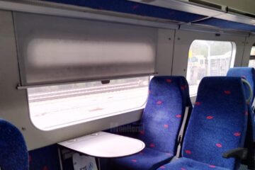 Interiorul trenurilor firmei private care va opera și din Suceava
