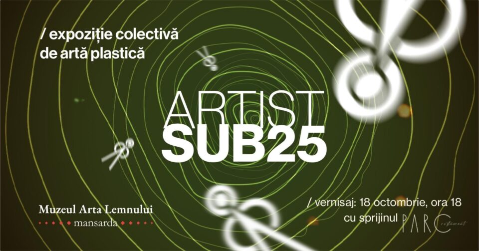 Proiectul „Artist sub 25”, ediția a III-a, la Muzeul Arta Lemnului. Expun 16 tineri artiști