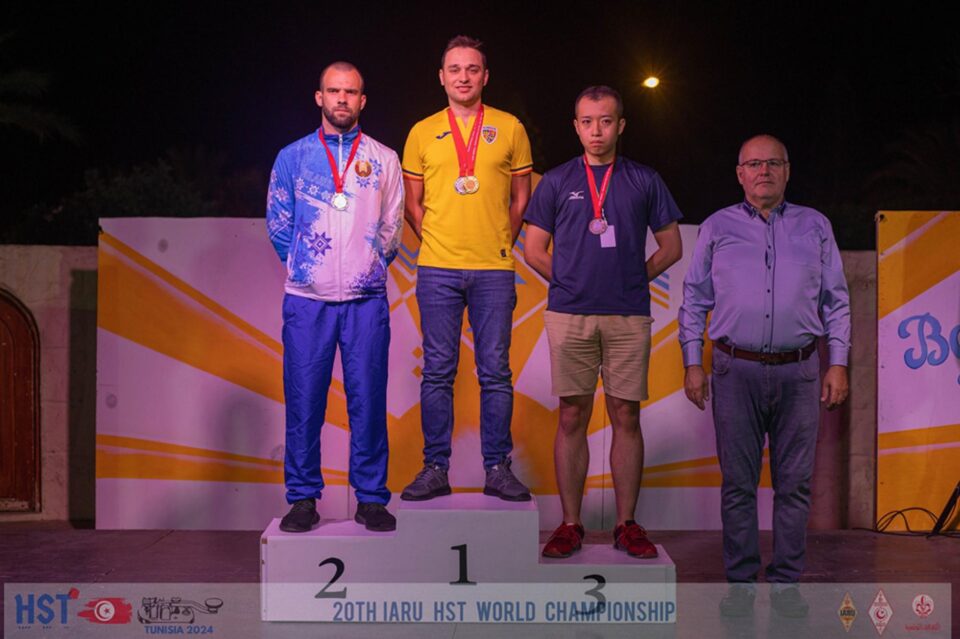 Alexandru Mancaș, pe prima treaptă a podiumului