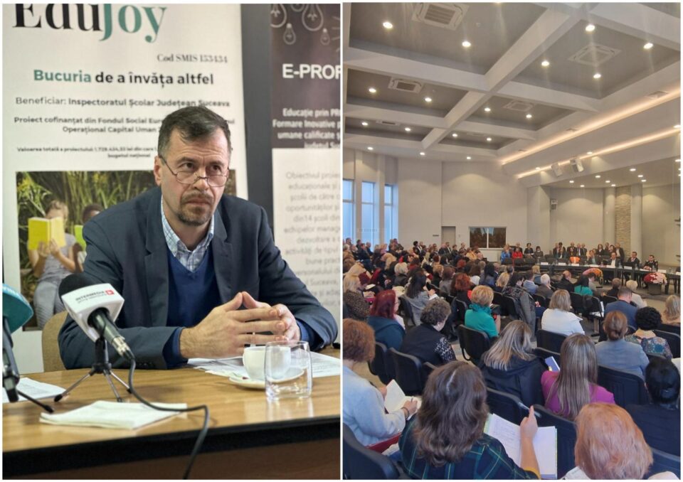 Gabriel Matei - inspector scolar general adjunct, la întâlnirea cu directorii școlilor din județ