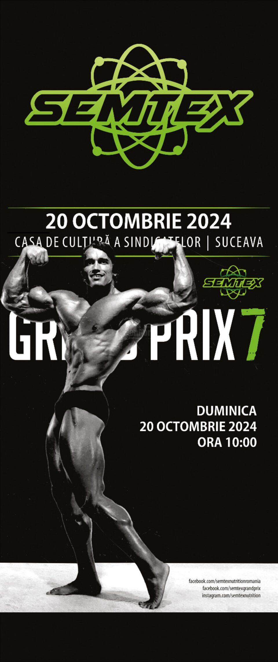 Cei mai buni culturiști din România vor urca duminică pe scena Semtex Grand Prix de la Suceava Cei mai buni culturiști din România vor urca duminică pe scena Semtex Grand Prix de la Suceava
