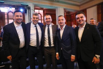Președintele ales al Consiliului Județean Suceava, Gheorghe Șoldan, a participat, duminică, la lansarea proiectului de țară al candidatului PSD la președinția României, Marcel Ciolacu