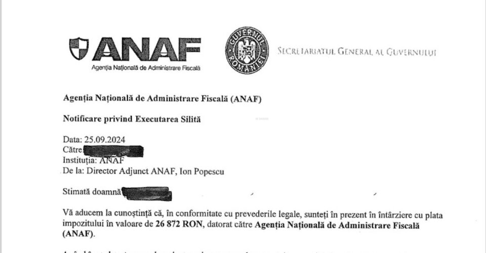 Finanțele sucevene atrag atenția contribuabililor asupra unor emailuri false transmise în numele ANAF Finanțele sucevene atrag atenția contribuabililor asupra unor emailuri false transmise în numele ANAF