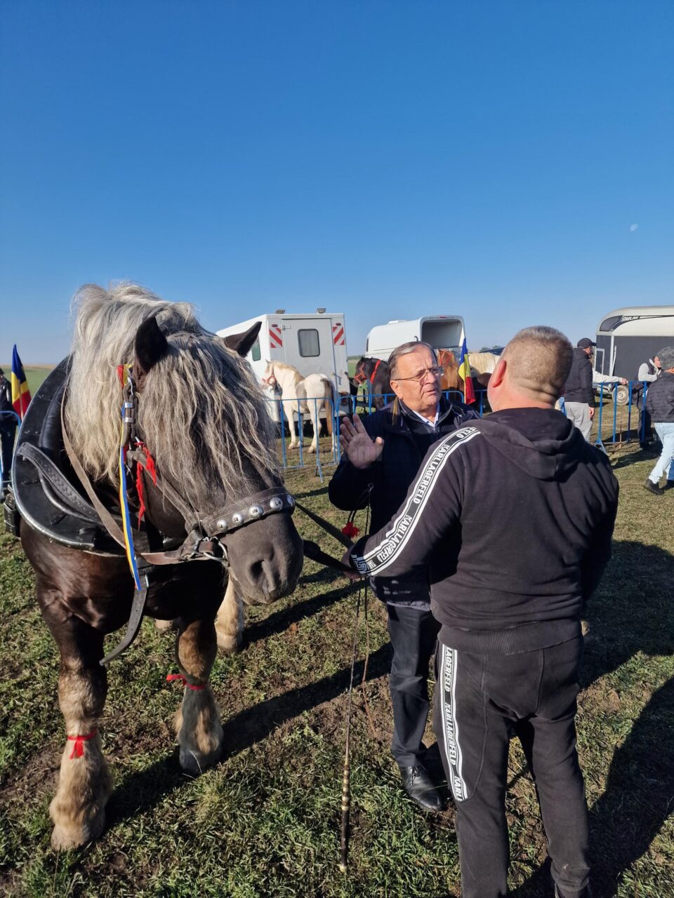 Liderul PNL Suceava, Gheorghe Flutur, a fost duminică la târgul de cai „La Ghiață”, de la Trei Movile