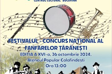 Festivalul Fanfarelor Țărănești de la Calafindești, un proiect cultural finanțat de Ministerul Culturii