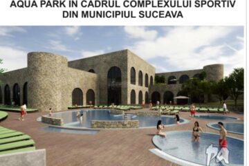 Aqua Park Suceava - proiect pe o suprafață de 3,5 hectare, cu 16 bazine cu apă, atât interioare cât și exterioare