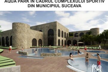 Aqua Park Suceava - proiect pe o suprafață de 3,5 hectare, cu 16 bazine cu apă, atât interioare cât și exterioare