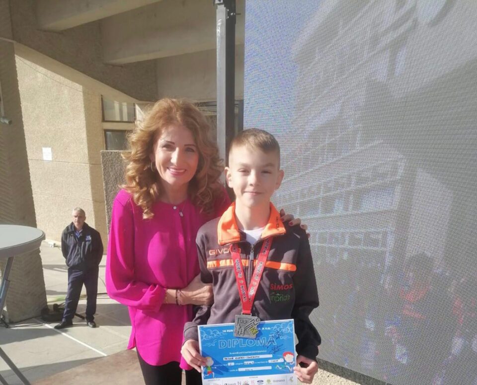 Eusebiu Constantin Prisacă a fost premiat de campioana olimpicaă Constantina Diță