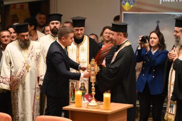 Gheorghe Șoldan a primit în dar o icoană din partea ÎPS Calinic