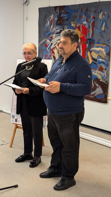 Dr. arte vizuale Camelia Sadovei și dr. Constantin Emil Ursu