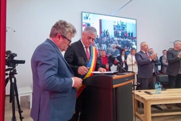 Primarul Ioan Pavăl a preluat oficial al cincilea mandat de primar în Dumbrăveni