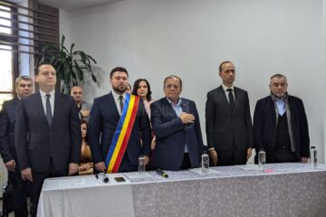Învestirea primarului Bogdan Loghin, la Rădăuți