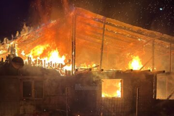 Incendiu la Șcheia