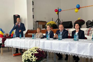 La învestirea noului primar din Grămești