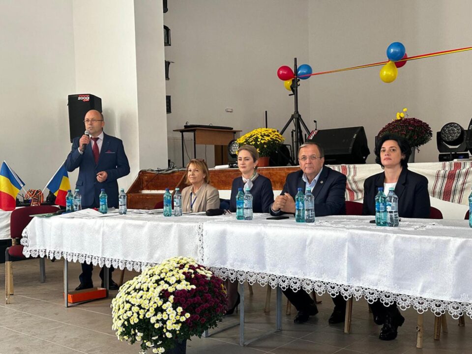 La învestirea noului primar din Grămești