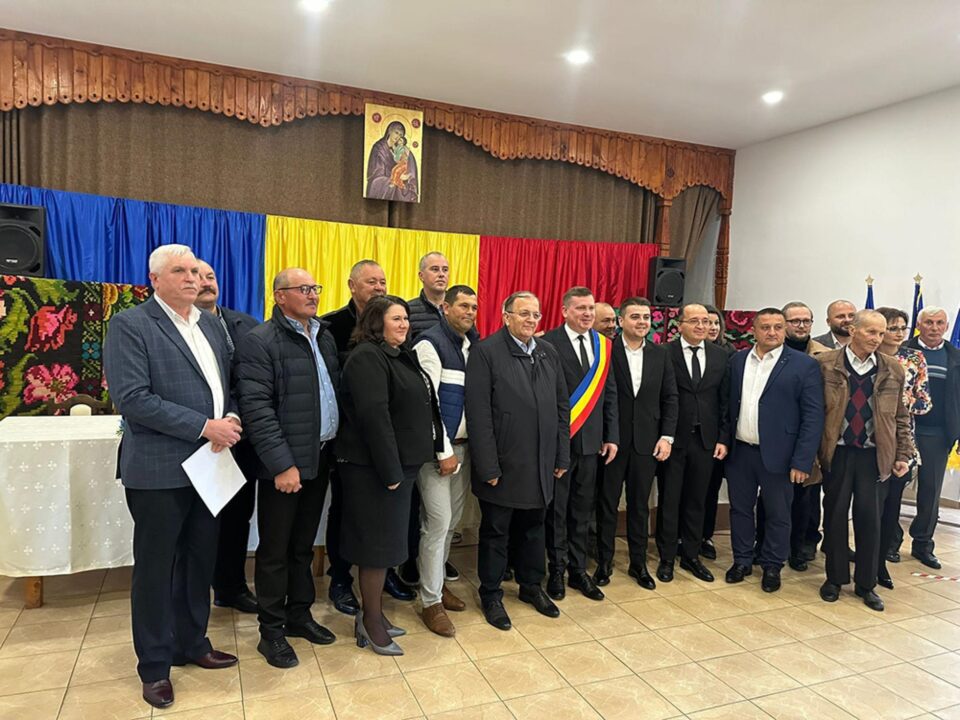 Învestirea primarului din Râșca