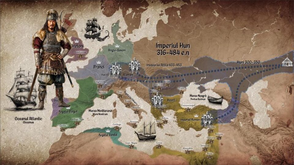 „Harta marilor migrații”, hartă interactivă la Muzeul de Istorie