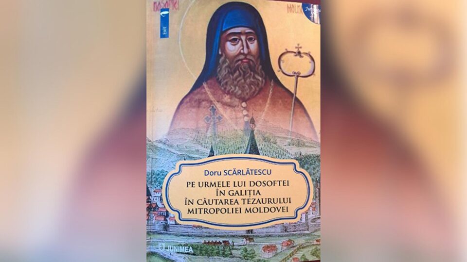 Doru Scărlătescu, Pe urmele lui Dosoftei în Galiția în căutarea tezaurului Mitropoliei Moldovei, Editura Junimea, 2024, 144 p. Doru Scărlătescu, Pe urmele lui Dosoftei în Galiția în căutarea tezaurului Mitropoliei Moldovei, Editura Junimea, 2024, 144 p.