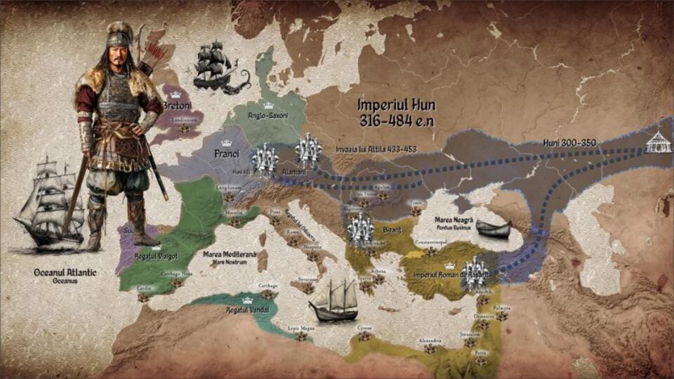 „Harta marilor migrații”, hartă interactivă la Muzeul de Istorie
