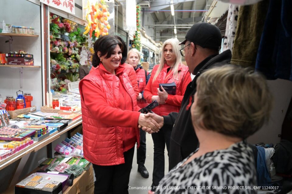 Echipa PSD în Centrul Comercial Bazar din Suceava