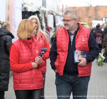Social-democrații, în bazarul din Suceava, la discuții cu comercianții și cumpărătorii
