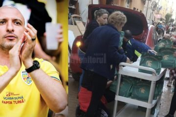 Ștefan Mandachi sare în ajutorul sinistraților din Spania, cu mese calde și tone de mâncare