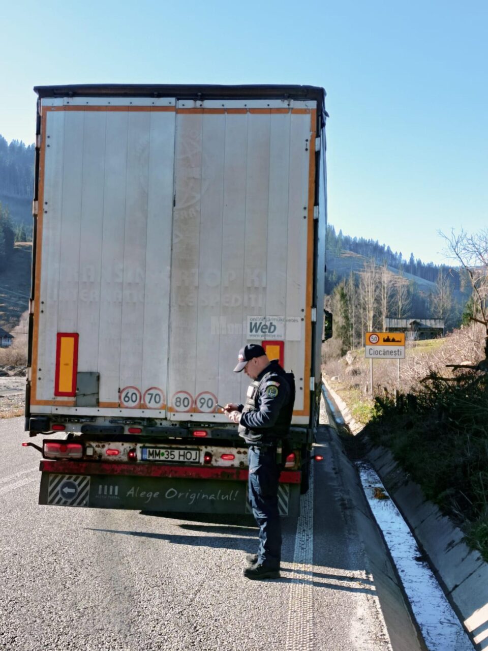 O amplă acțiune de control în trafic a avut loc în cursul zilei de luni, la Vatra Dornei