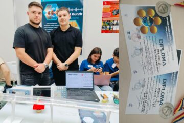 David Croitoru și Iliuță Mancaș s-au remarcat la Concursul Național de Știință și Tehnologie ROSEF 2024
