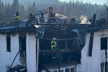 Incendiul din satul Găinești, comuna Slatina