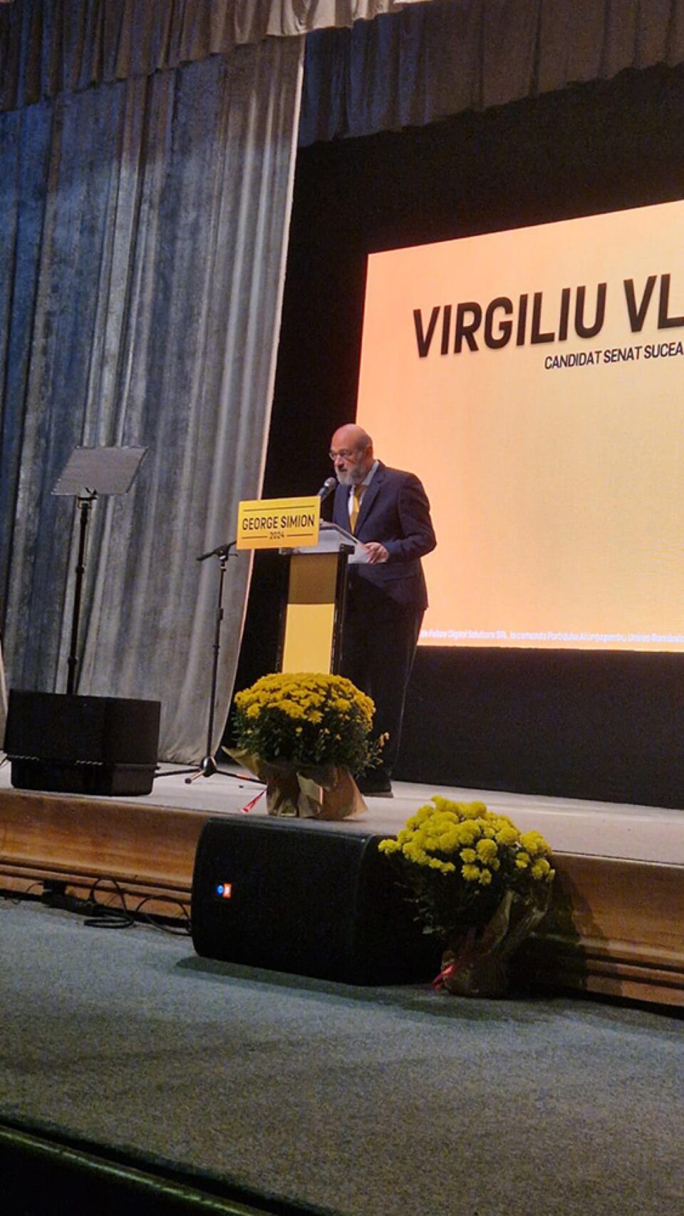Candidatul AUR la Senat Virgiliu George Vlăescu