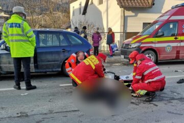 Impactul violent i-a fost fatal bărbatului angajat regulamentar în traversare