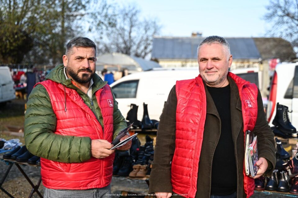 Echipa PSD Suceava s-a aflat în campanie electorală în comuna Arbore